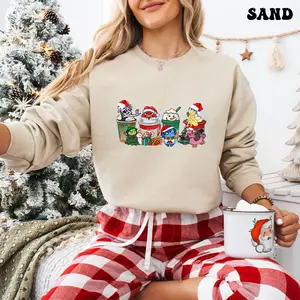 Inside Out Coffee Xmas Sweatshirt, Emotion Inside Out Christmas Shirt, Joy Anxiety Anger Sadness Ennui Inside Out Tee, Christmas Gifts for Fans PQ