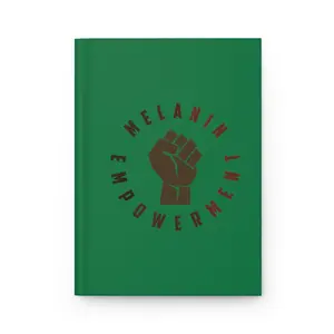 Melanin Drip Hardcover Journal Matte