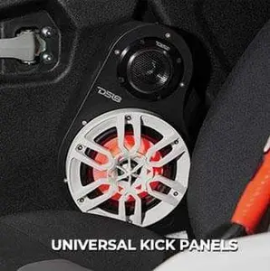DS18 High-Density ABS Universal 2-Way Car Audio System Pod - 1 x 6.5 in Speaker, 1 x Tweeter
