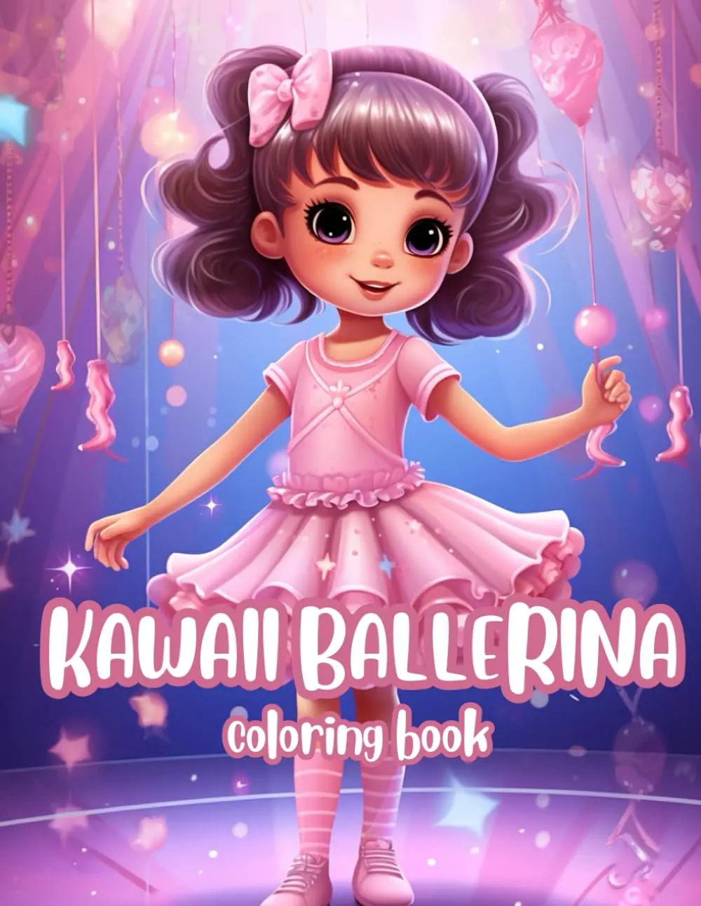Enchanting Tutus: Kawaii Ballerina Coloring Book: Adorn These Enchanting Tutus with Your Favorite Colors in this Kawaii Coloring Book