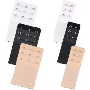 Adjustable Bra Extension Straps – 2 & 3 Hook Stretchy Extenders for Women