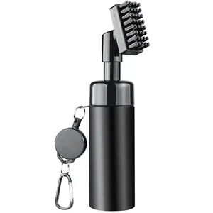 2026 Golf Club Cleaner Brush with Spray – Fill the 5oz bottle, clip it on your bag, and scrub grooves clean in seconds. No more caked‑on dirt ruining your backswing. The genius gift every golfer actually wants.