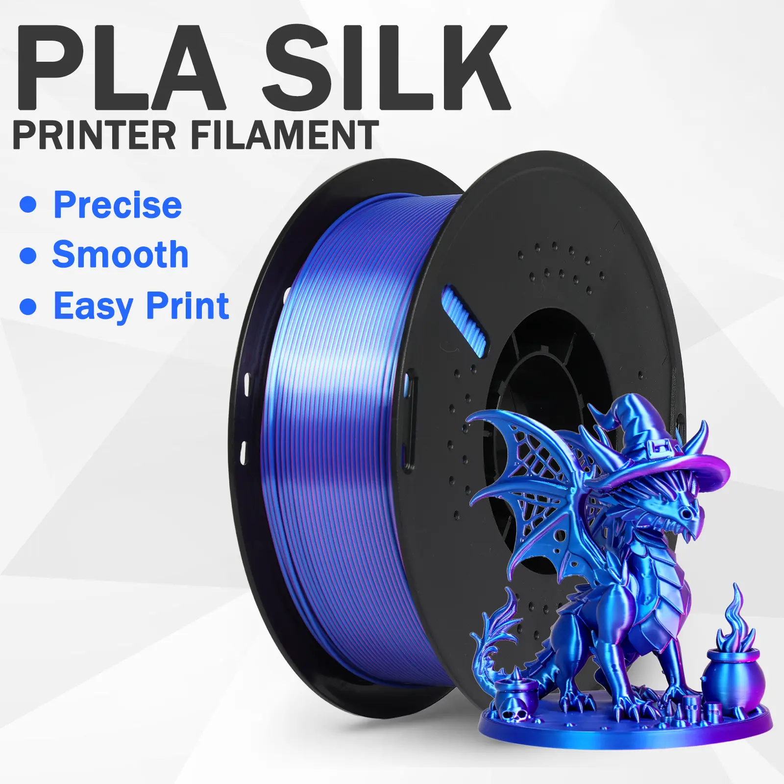 1kg Silk Dual-Color Blue Purple