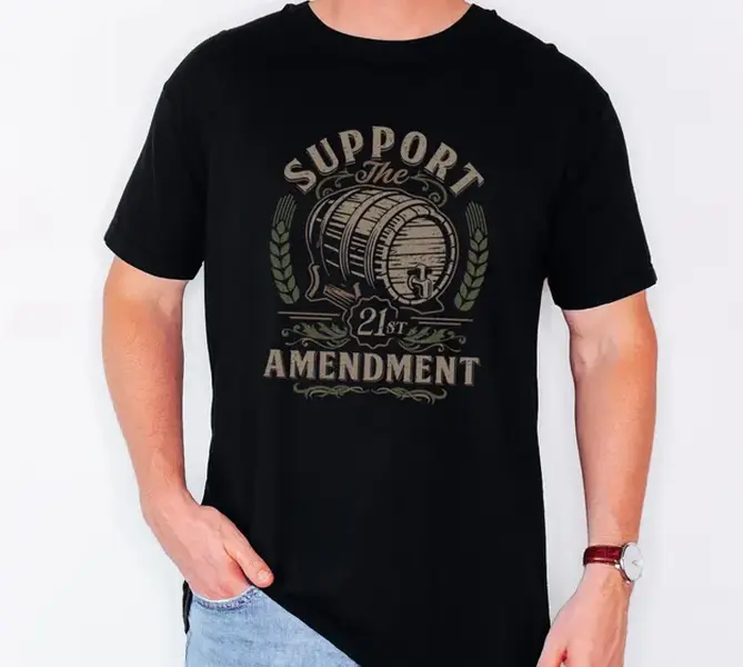 Beer Drinker Craft Beer Brewer Support 21st Amendment Fathers day gift, Vintage Style beer lover shirt