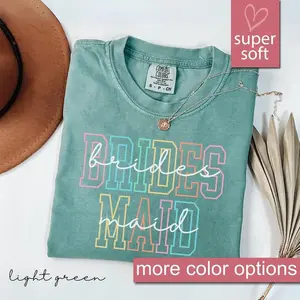 Comfort Colors® Bridesmaid Shirt, Bachelorette Party T-shirt, Bridesmaid Group Tee
