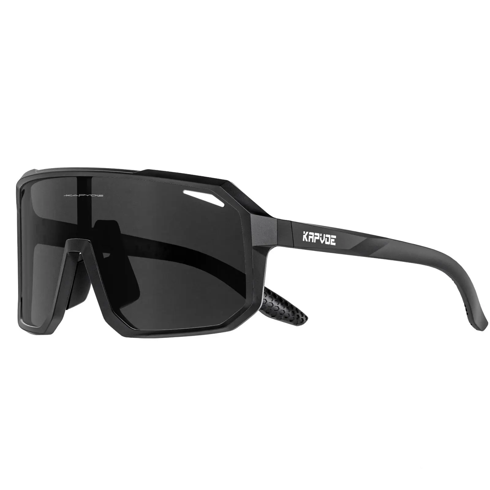 KAPVOE Polarized Sports Sunglasses for Men, Lightweight TR90 Frame with UV400 Protection, Ideal for Cycling, Fishing, Outdoor Activities, Men's Sunglasses Polarized, Face-Mounted Sports Eyewear