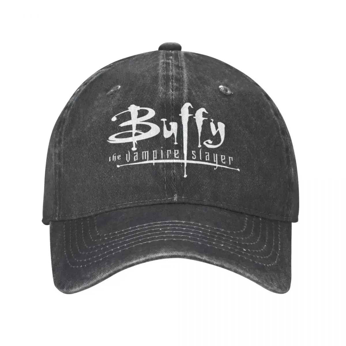 Baseball Cap for Buffy The Vampire Slayer Fans, Unisex Retro TV Show Logo Hat, Adjustable Outdoor Sports Gear with Sun Protection, Cleaning, Quality, Metal Clasp, Graphic, Casual Sports, Travel/Sports