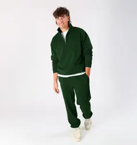 Blank Quarter-zip Sweater (Organic Cotton)