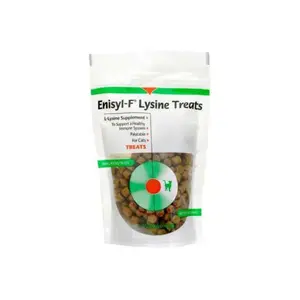 Vetoquinol Enisyl F Chewable Immune Booster L-Lysine Bites for Cats with L-Lysine Monohydrochloride & Supplemental Support (6.35 oz)