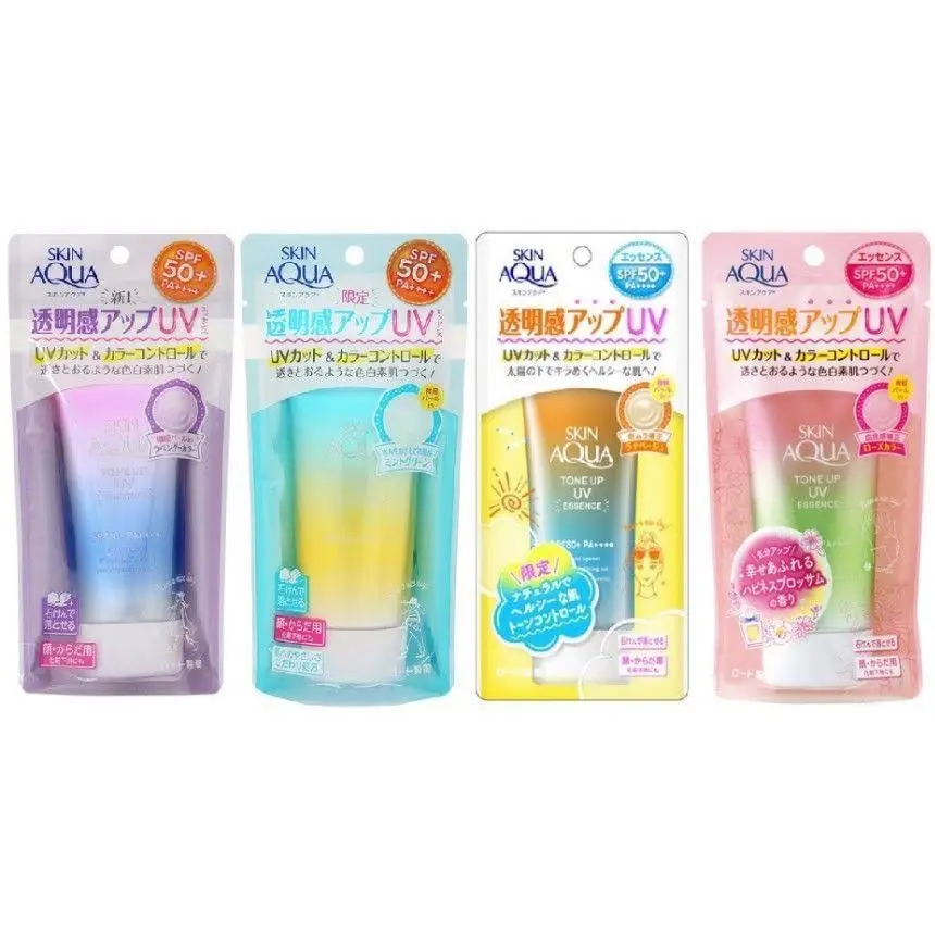 Rohto - Skin Aqua Tone Up UV Essence SPF 50+ PA++++ Rohto - Skin Aqua Tone Up UV Essence SPF 50+ PA++++
