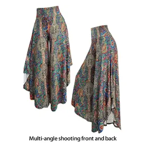 Plus Size Printed Pants, Bohemian Casual Comfortable Pants, Women’s Underwear for All Four Seasons, Bohemian Pants GARMENTARY