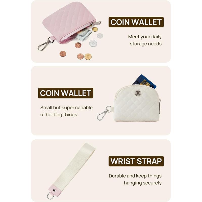 Telena Mini Zip Around Wristlet Wallets for Women Coin Purse Wristlet Keychain Dual Pouch Wallet Wristlet Gift Women's small wallet New Year's gift Telena Mini Zip Around Wristlet Wallets for Women Coin Purse Wristlet Keychain Dual Pouch Wallet Wristlet Gift Women's small wallet New Year's gift