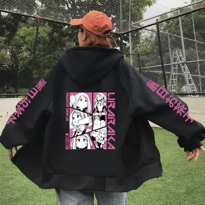 Academia Ochako Uraraka Sweater My Hero Academia MHA Hoodies Boku