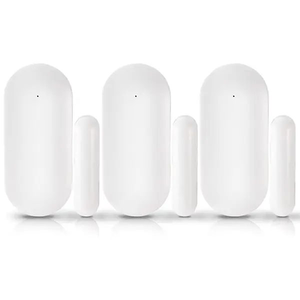 Kerui Door/Window Magnetic Alarm Sensor for GSM Home Security Systems Kit Protector Window Vibration Burglar Alarm for Homes Sheds Caravans Motorhomes Safety Guardian Protector(3 Set)