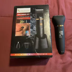 Scttomon Electric Groin Hair Trimmer Ball Trimmer for Men Body Shaver Trimmer Below-The-Waist Groomer Nose Hair Trimmer Waterproof Cordless 3 in 1