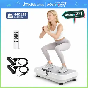 VKIVOX Home Workout Platform Adjustable Speed Exercise Machine with Bluetooth Control 440 lbs Capacity Cardio Trainer 200W Motor Power Equipment
