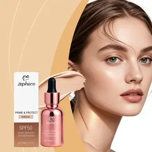 Natural Color Changing Foundation (30ML), Transparent Flawless Long-Lasting, Hydrating Lightweight Makeup, Natural Finish