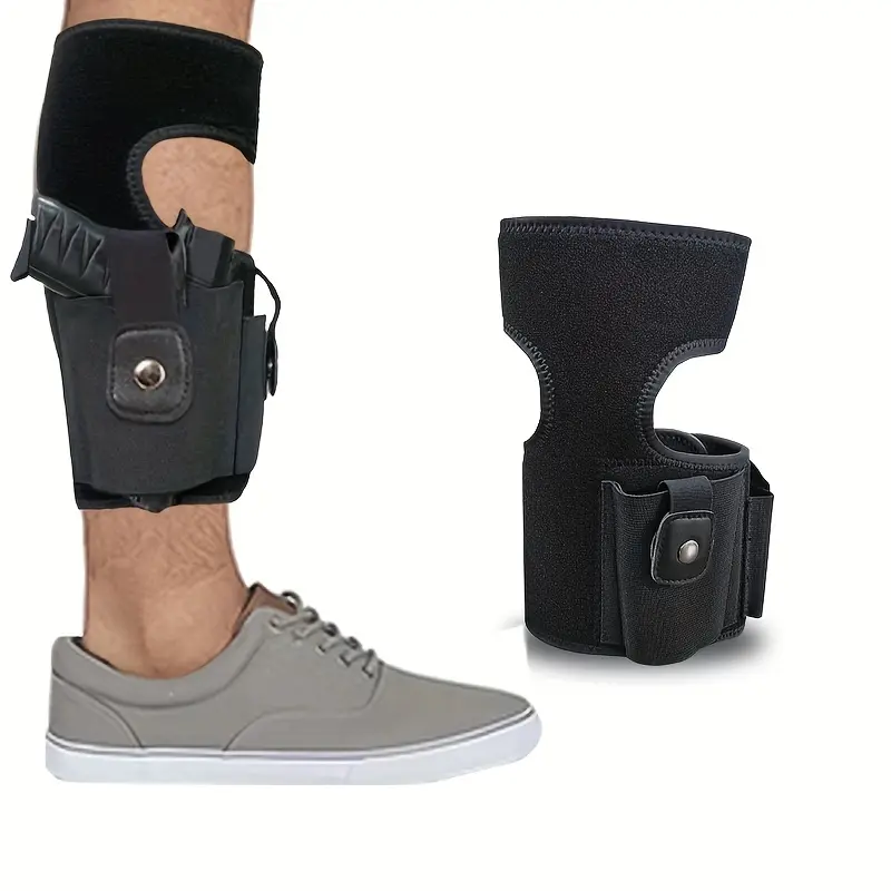 Polyester Tactical Ankle Sleeve, Quick Gun Access, Hidden Carry for Hunting and Self-Defense