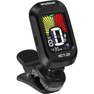 Clip-On Tuner, Chromatic Tuning Modes, 360 Degree Rotating, Fast & Accurate, Easy to Use, for Guitar, Bass, Ukulele, Violin, Viola
