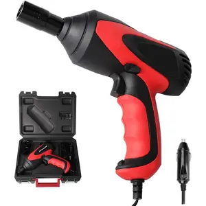 Wrench 1/2 Inch & 12  Portable Electric  Wrench Kit, Tire Repair Tools with Sockets and Carry Case