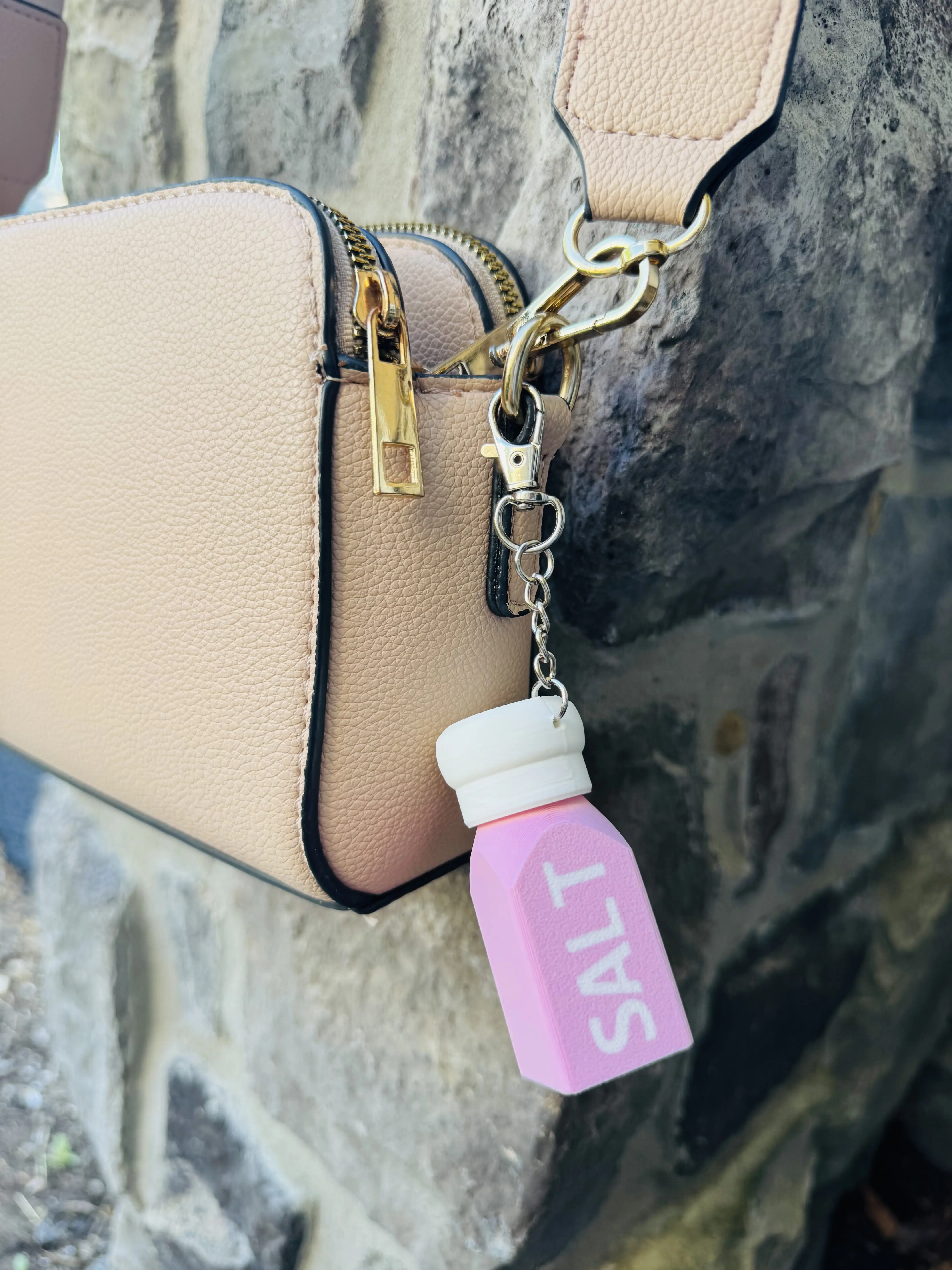 Salt Shaker Keychain