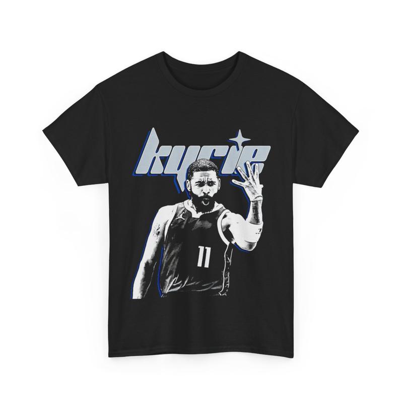 Y2K Kyrie Irving Dallas NBA Basketball Mavericks Streetwear T-Shirt