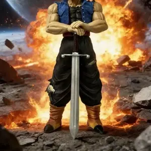 D1-B1-Z1 Anime Figure – Approx. 25cm/9.84inch tall PVC statue model toy | Collectible figure for anime fans, gift for anime lovers