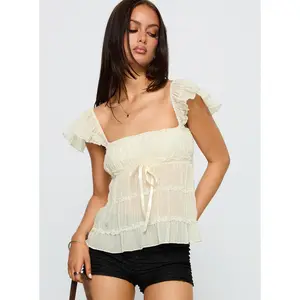 Brighter Than Stars Tiered Top Cream