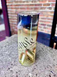 We The People Freedom Tumbler, 1776 We The People 20 oz Tumbler, Ammo American Flag Tumbler, Second Amendment Bullet Tumbler