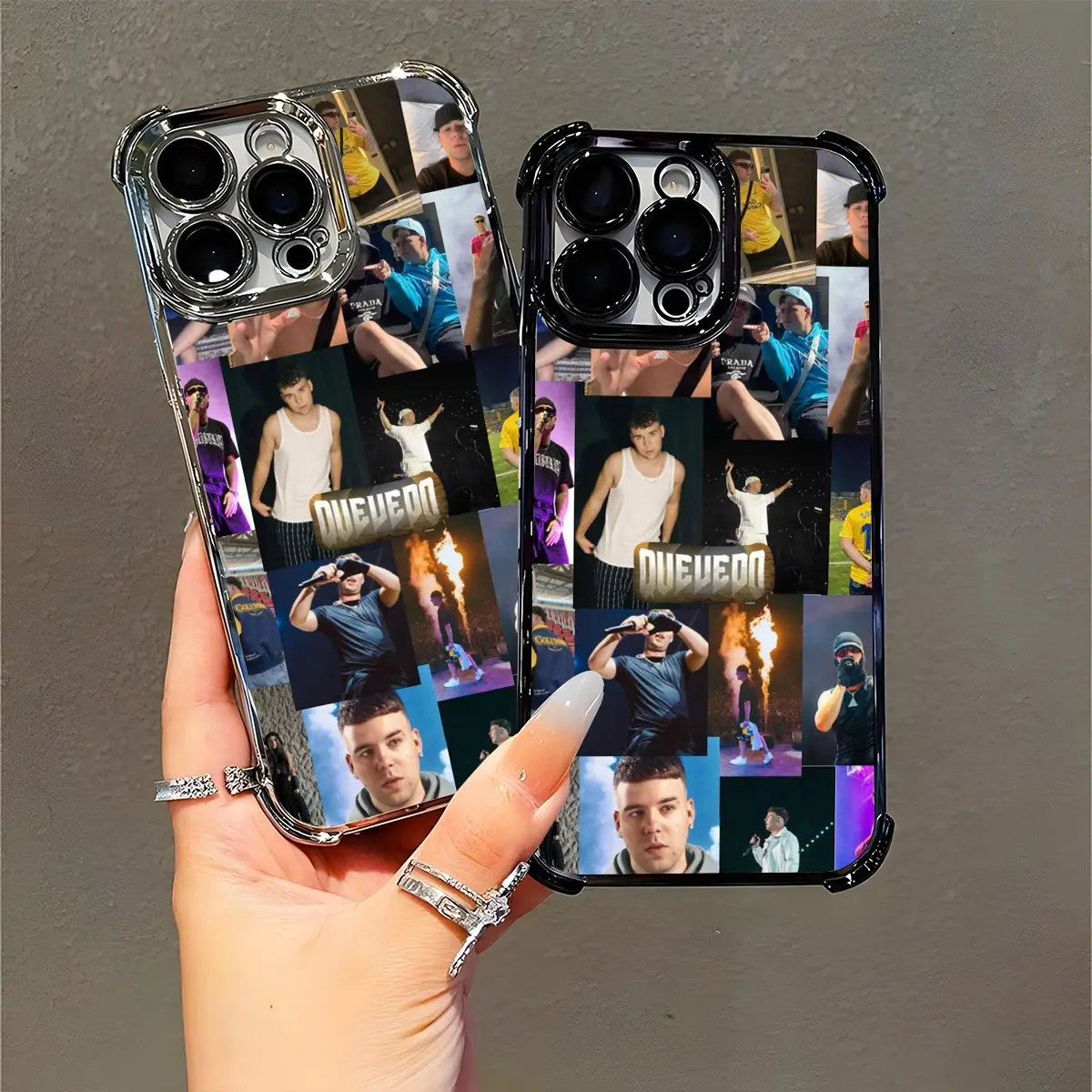Quevedo Star Themed Mobile Phone Case for Music Fans, Phone Accessories with Protection, Compatible with iPhone 11/12/13/14/15/16 (Pro Max/Plus)