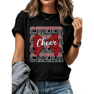 Cheer Cheer Cheer Cheer Women Men T-Shirt Cotton Clothing
