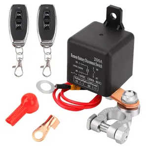 Remote Battery Disconnect Switch 12V Battery Kill Switch for Car, 200A Upgraded Remote Control Battery Negative Cut Off Switch Anti-Theft Prevent Battery Drain Isolator for Truck, RV 360A StartingAB20Lumora Living