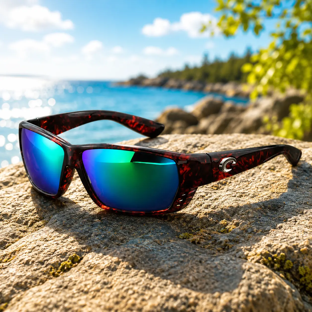 Costaego Style UV400 Polarized Sunglasses, Lightweight Fishing Driving Beach Eyewear for Men