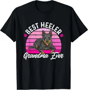 Blue Heeler Mom Best Heeler Grandma Australian Cattle Dog T-Shirt
