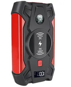 12V Car Jump Starter | Portable Emergency Battery Booster with LED Flashlight & Jumper Cables | Hardware Mechanical Tool