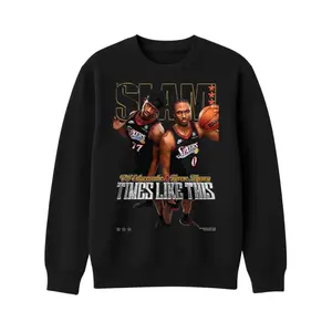 [SLAM] Tyrese Maxey & VJ Edgecombe Times Like This Graphic Sweatshirt, Rising Stars Duo Moment Tee, Basketball Fans Streetwear, Gift for Sports Lovers, Game Day Outfit