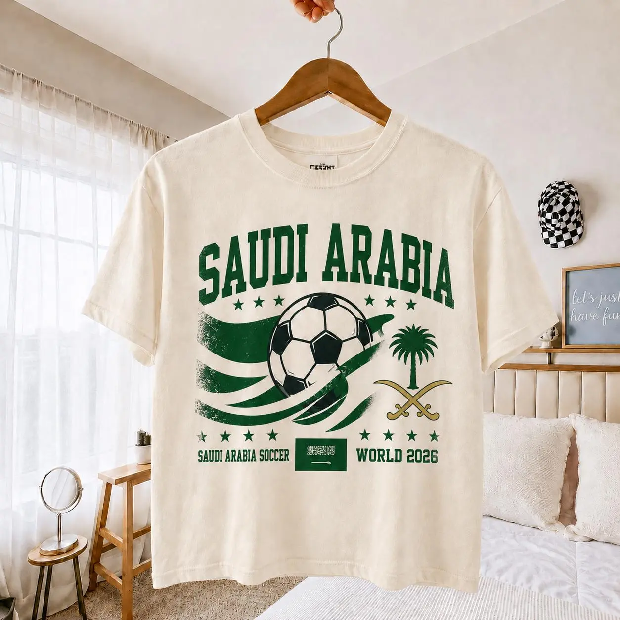World Club Saudi Arabia Shirt, 2026 Global Tournament Fan Tee, Vintage Style Middle East Sports Apparel, Aesthetic Graphic Streetwear Gift