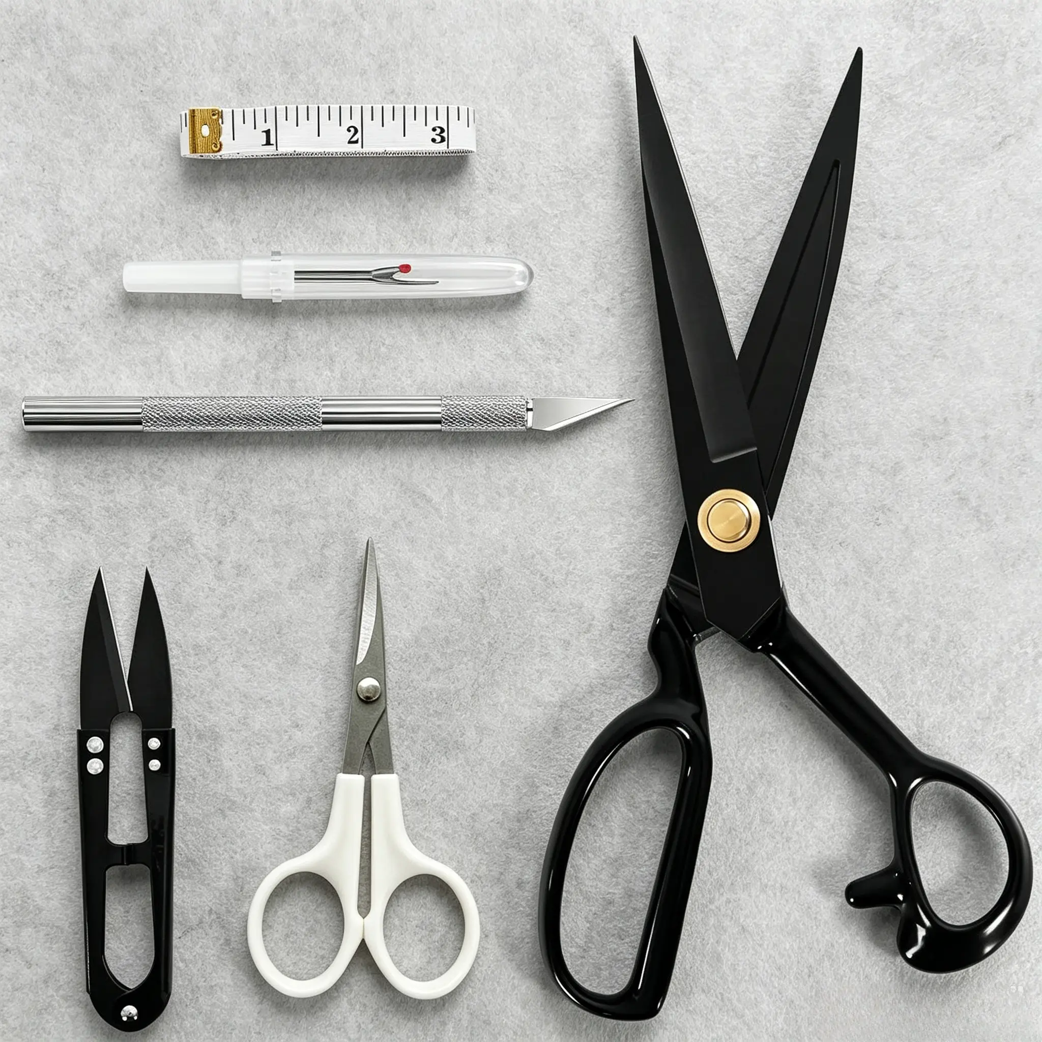 9 Inch Professional Sewing Scissors – Ultra Sharp Heavy Duty Tailor Shears for Fabric, Leather, Vinyl, Paper, Cardboard – No Snag, No Fray, Smooth Cutting – Perfect for Dressmakers, Quilters, Crafters, Home Office