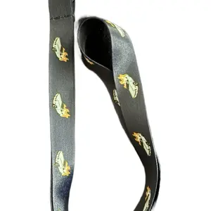 AMTL Flaming Pinto Lanyard - Navy Design With Blue Car and Flames
