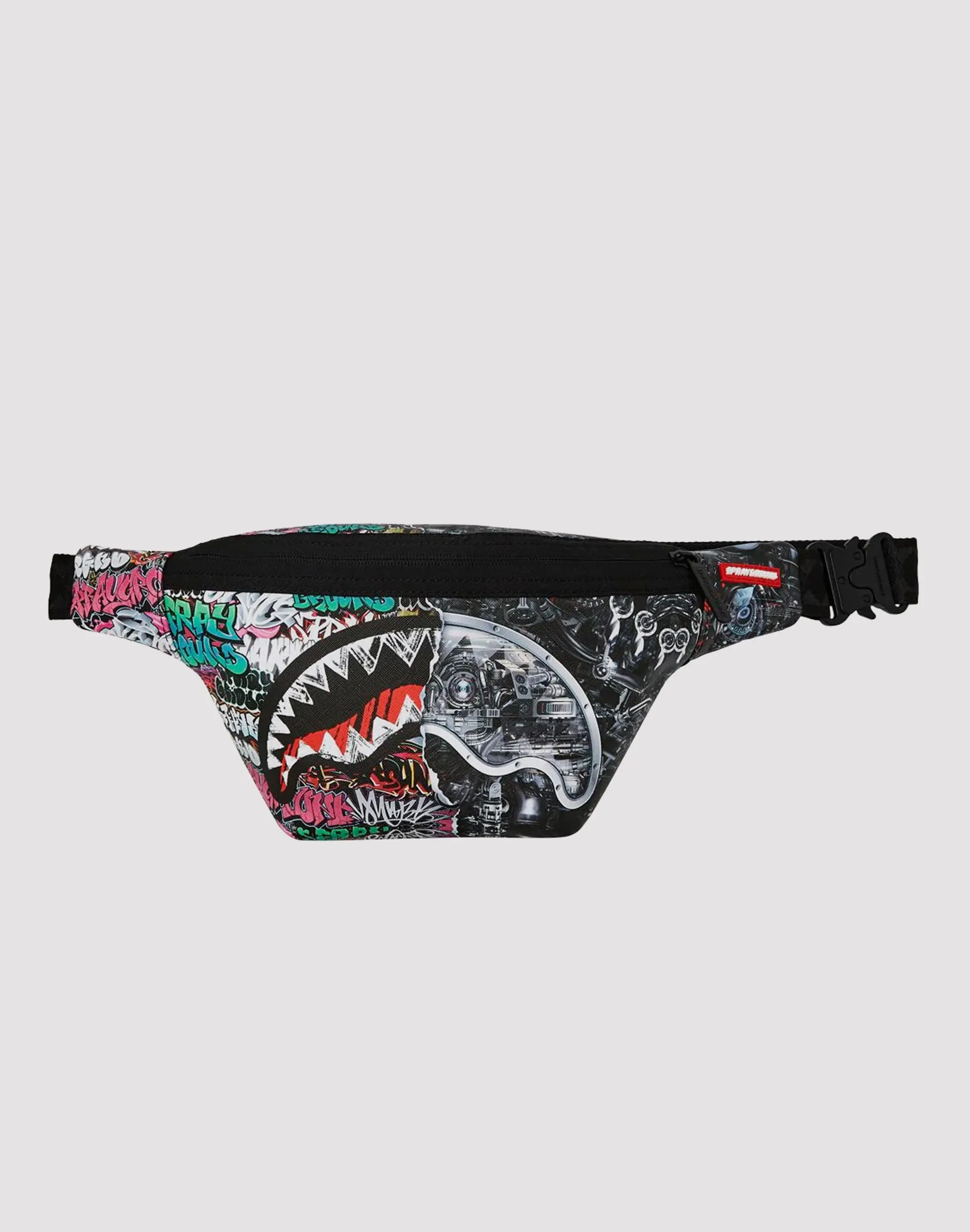 Mens Sprayground Split Cybershark Crossbody Bag