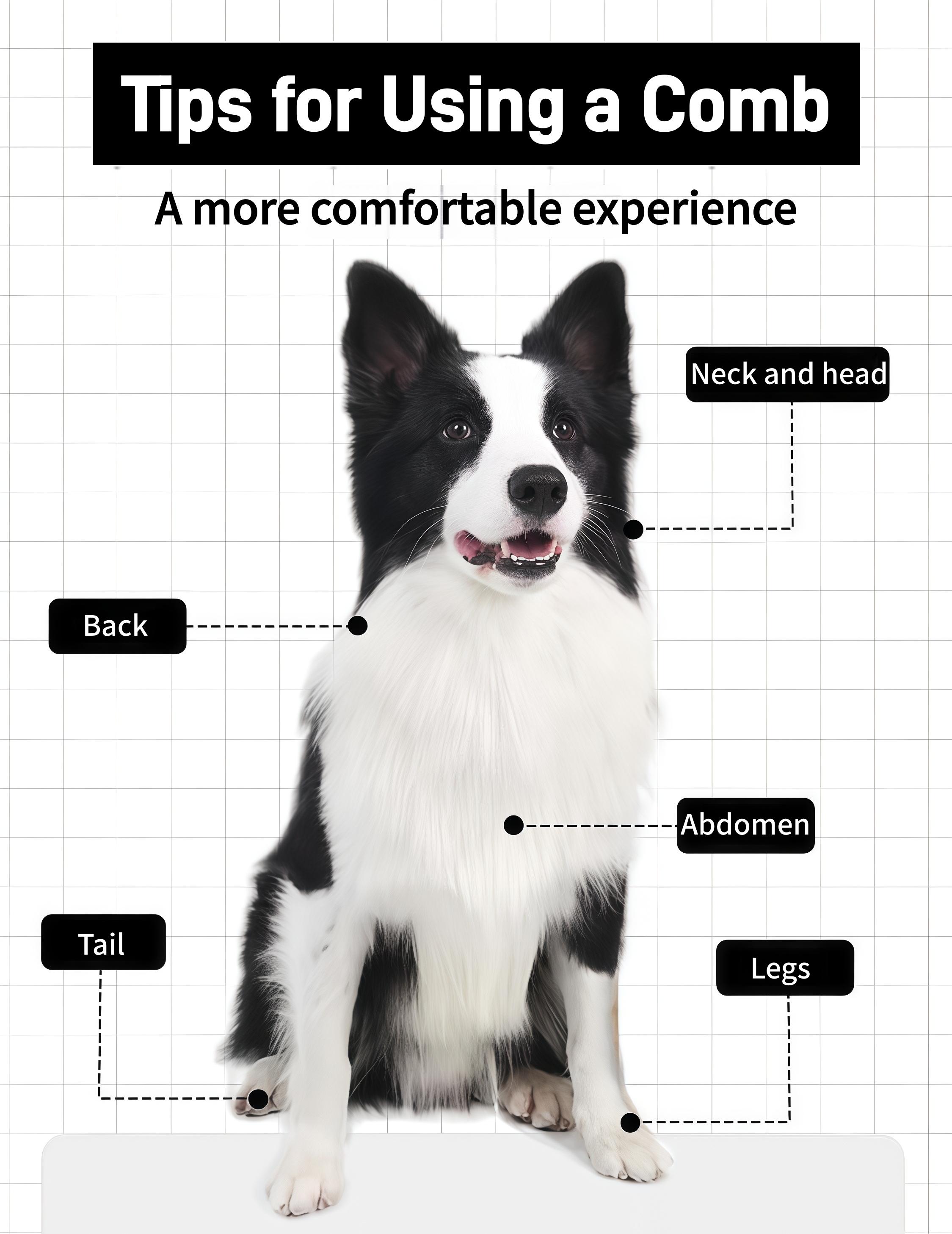 Large Dog Deshedding Brush, Professional Pet Grooming Comb for Removing Loose Fur with Ergonomic Design, Seasonal Gift for Large Breed Owners