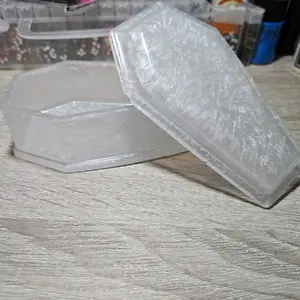 Resin Coffin Trinket Box