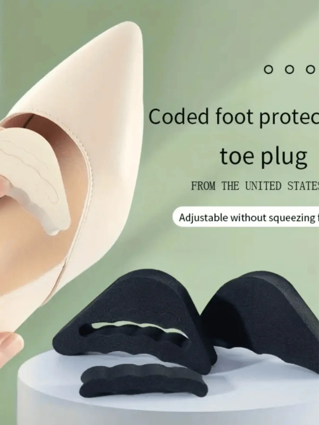 Women's High Heel Eva Insoles, Anti-Slip Forefoot Cushioning Pad, Protect Toe, Comfort Foot Care Accessory, Non-Fabric Material, Cushioned Insoles, Shoe Insoles
