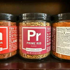 Spiceology Prime Rib Blend 4.5 oz - Perfect for Chicken, Pork, Steak, Lamb, and More - Try It Today!