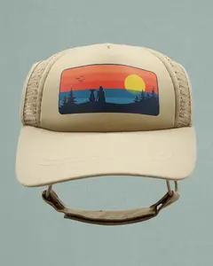 PupLid Ocean Vista Dog Mom Trucker Hat for Dogs | Human Hats Made for Dogs