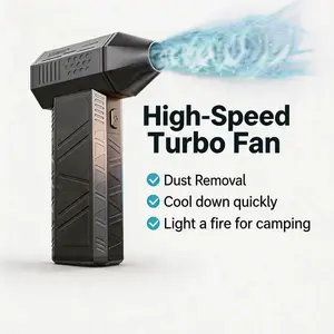 Portable Electric Air Duster – Cordless Rechargeable Turbo Blower, Powerful Handheld Dust Cleaner for PC, Car, Camera & Office