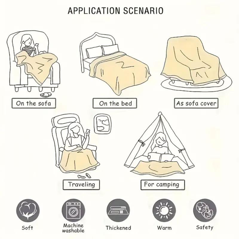 Exquisite Blanket Cool Comfy Blankets Total Drama Noah Spring and Autumn Quilts Outdoor camping mat home decor tapestry nap blanket