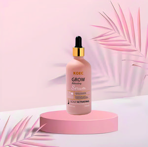 KOEC Grow Activating Rosemary Scalp Tonic Serum Hair Oil minoxidil hairgrowthoil castoroil hair products pumpkinseedoil hair growth oils Haircare Organic minoxidil castoroil hair products