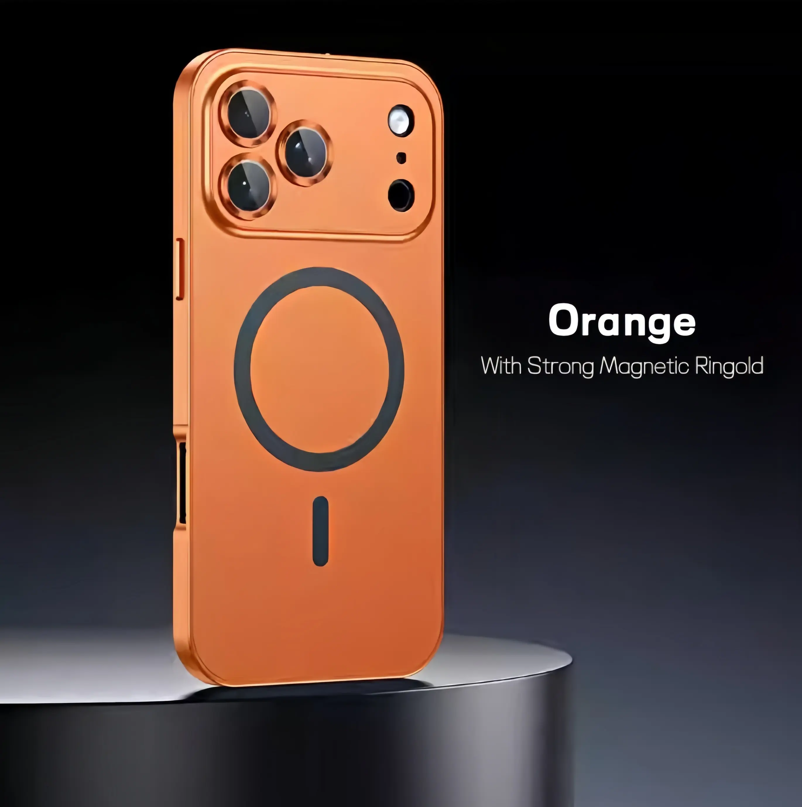 Alloy Metal Frame Protective Smartphone Case for iPhone 15-17 Pro Max, Handheld Devices Accessory with Starry Magnetic Snap-On Cover, Full Lens Protection, Shockproof Anti-Drop Guard, HD Film Screen Protector