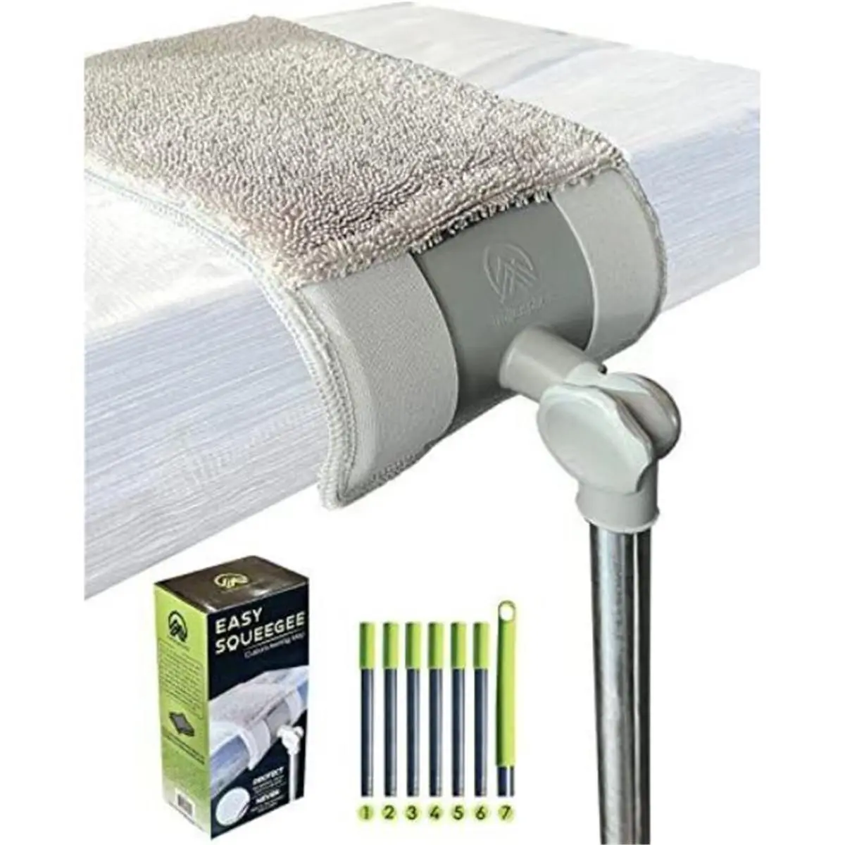212 MAIN Trail Sphere ESAM01 Professional Adjustable Extendable Long-Handled Awning Mop with Handle and Easy Squeegee, Ideal for RV, Home Awning Cleaning, Adjustable Extendable Long-Handled Mops